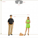 Lampa sufitowa ciemnoszara, cztery kwadratowe klosze MW-LIGHT Megapolis 101011308