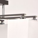 Lampa sufitowa ciemnoszara, cztery kwadratowe klosze MW-LIGHT Megapolis 101011308