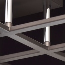 Lampa sufitowa ciemnoszara, cztery kwadratowe klosze MW-LIGHT Megapolis 101011308