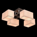 Lampa sufitowa ciemnoszara, cztery kwadratowe klosze MW-LIGHT Megapolis 101011308