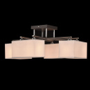 Lampa sufitowa ciemnoszara, cztery kwadratowe klosze MW-LIGHT Megapolis 101011308