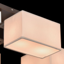 Lampa sufitowa ciemnoszara, cztery kwadratowe klosze MW-LIGHT Megapolis 101011308