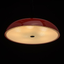 Lampa sufitowa czerwona z dekoracyjnym, szklanym dyfuzorem MW-LIGHT Megapolis 708010305
