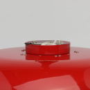 Lampa sufitowa czerwona z dekoracyjnym, szklanym dyfuzorem MW-LIGHT Megapolis 708010305