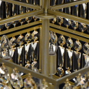 Lampa sufitowa designerska kryształy szampańskie Monarch MW-LIGHT Crystal 121012306