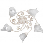 Lampa sufitowa do kwiaciarni biało-złota Vitaluce VE1274-0/5PL