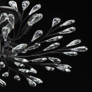 Lampa sufitowa, duże kryształy, forma kwiatowa Leticia CHIARO Flora 343011906