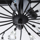 Lampa sufitowa, duże kryształy, forma kwiatowa Leticia CHIARO Flora 343011906