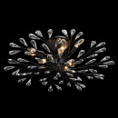 Lampa sufitowa, duże kryształy, forma kwiatowa Leticia CHIARO Flora 343011906