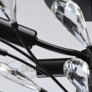 Lampa sufitowa, duże kryształy, forma kwiatowa Leticia CHIARO Flora 343011906