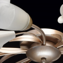 Lampa sufitowa florystyczna złoto-srebrna MW-Light Flora 242016306