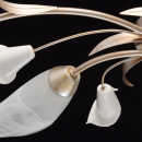 Lampa sufitowa florystyczna złoto-srebrna MW-Light Flora 242016306