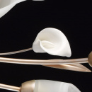 Lampa sufitowa florystyczna złoto-srebrna MW-Light Flora 242016306