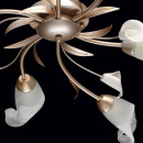 Lampa sufitowa florystyczna złoto-srebrna MW-Light Flora 242016306