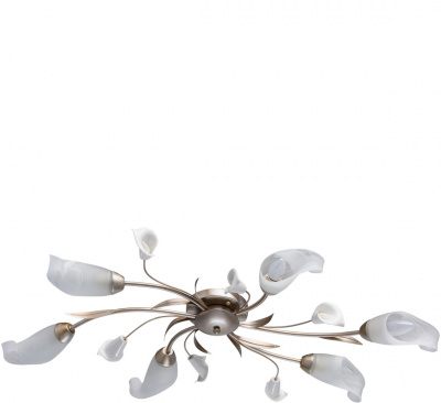Lampa sufitowa florystyczna złoto-srebrna MW-Light Flora 242016306