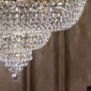 Lampa sufitowa kryształowa, antyczne złoto Palace Maytoni Classic DIA891-CL-14-G