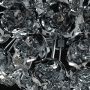 Lampa sufitowa kryształowe kwiaty MW-LIGHT Flora 615010906