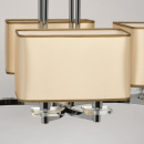 Lampa sufitowa - kwadratowe, beżowe klosze MW-LIGHT Elegance 386015908