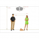 Lampa sufitowa - kwadratowe, beżowe klosze MW-LIGHT Elegance 386015908