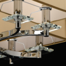 Lampa sufitowa - kwadratowe, beżowe klosze MW-LIGHT Elegance 386015908