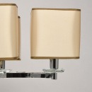 Lampa sufitowa - kwadratowe, beżowe klosze MW-LIGHT Elegance 386015908