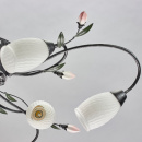 Lampa sufitowa kwiatowa Verona białe klosze MW-LIGHT Flora 334013608