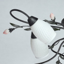 Lampa sufitowa kwiatowa Verona białe klosze MW-LIGHT Flora 334013608