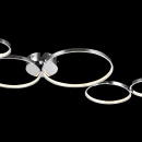 Lampa sufitowa LED chromowane koła Olympia Maytoni Modern MOD448-55-N