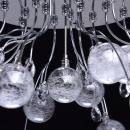 Lampa sufitowa LED pękające kule, pilot zdalnego sterowania MW-LIGHT Techno 360014116