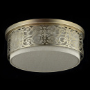 Lampa sufitowa len w mosiężnej ramie Venera Maytoni Classic H260-05-N