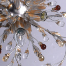 Lampa sufitowa liście i szklane owoce Viola CHIARO Flora 298012006