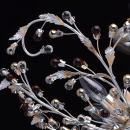 Lampa sufitowa liście i szklane owoce Viola CHIARO Flora 298012006