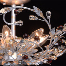 Lampa sufitowa liście i szklane owoce Viola CHIARO Flora 298012006