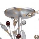 Lampa sufitowa liście i szklane owoce Viola CHIARO Flora 298012006