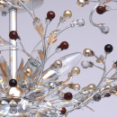 Lampa sufitowa liście i szklane owoce Viola CHIARO Flora 298012006