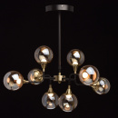 Lampa sufitowa Loft do dużego salonu 8 żarówek LED RegenBogen 605010908