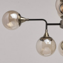 Lampa sufitowa Loft do dużego salonu 8 żarówek LED RegenBogen 605010908