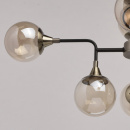 Lampa sufitowa Loft do dużego salonu 8 żarówek LED RegenBogen 605010908