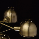 Lampa sufitowa mosiądz antyczny - 5 żarówek MW-LIGHT Loft 691010305