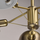 Lampa sufitowa mosiądz antyczny - 5 żarówek MW-LIGHT Loft 691010305