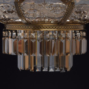 Lampa sufitowa mosiądz i kryształ Chiaro Crystal 340011308