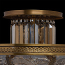 Lampa sufitowa mosiądz i kryształ Chiaro Crystal 340011308