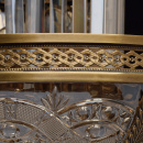 Lampa sufitowa mosiądz i kryształ Chiaro Crystal 340011308