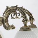 Lampa sufitowa mosiężna, szklane klosze w dół, Felice MW-LIGHT Classic 114010405