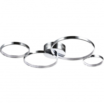 Lampa sufitowa okręgi LED chromowane Olympia Maytoni Modern MOD448-44-N