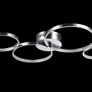 Lampa sufitowa okręgi LED chromowane Olympia Maytoni Modern MOD448-44-N