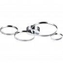 Lampa sufitowa okręgi LED chromowane Olympia Maytoni Modern MOD448-44-N