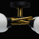 Lampa sufitowa osiem kloszy, czarno-miedziana podstawa Olympia MW-LIGHT 638018608