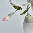Lampa sufitowa osiem kloszy - kwiatów i pozłacana podstawa Verona MW-LIGHT Flora 334013908