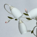 Lampa sufitowa osiem kloszy - kwiatów i pozłacana podstawa Verona MW-LIGHT Flora 334013908